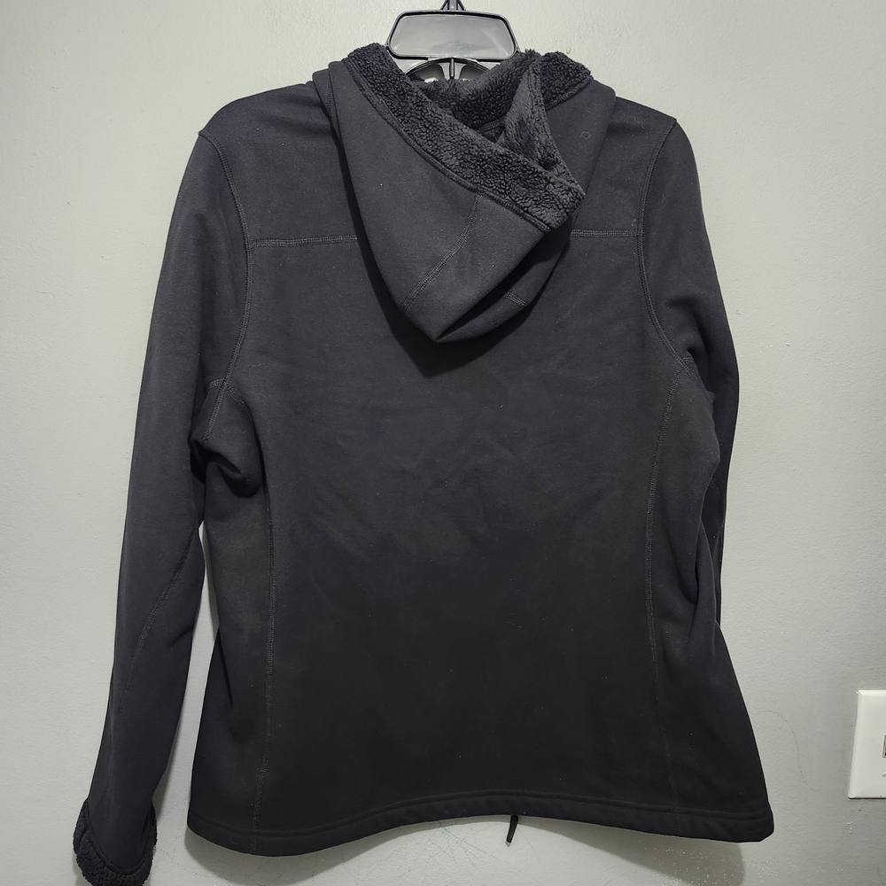 Marmot Blacck Hooded Fleece Lined Jacket Size L - Picture 8 of 9